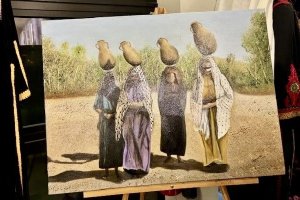 من لوحات أول متحف فلسطيني في السلفادور