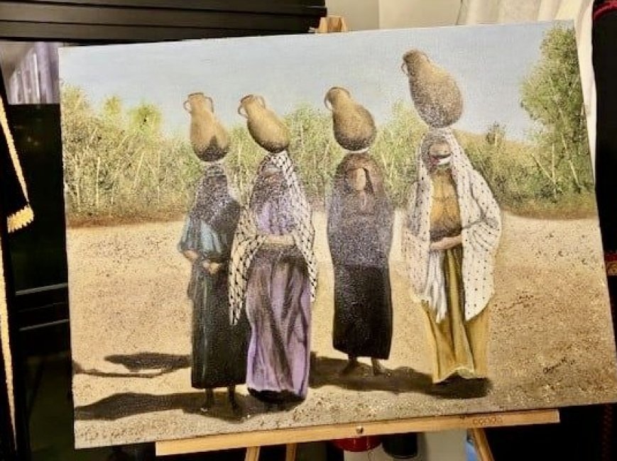 من لوحات أول متحف فلسطيني في السلفادور
