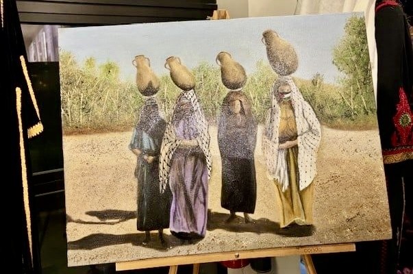 من لوحات أول متحف فلسطيني في السلفادور